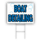 Boat Detailing Coroplast Yard Sign