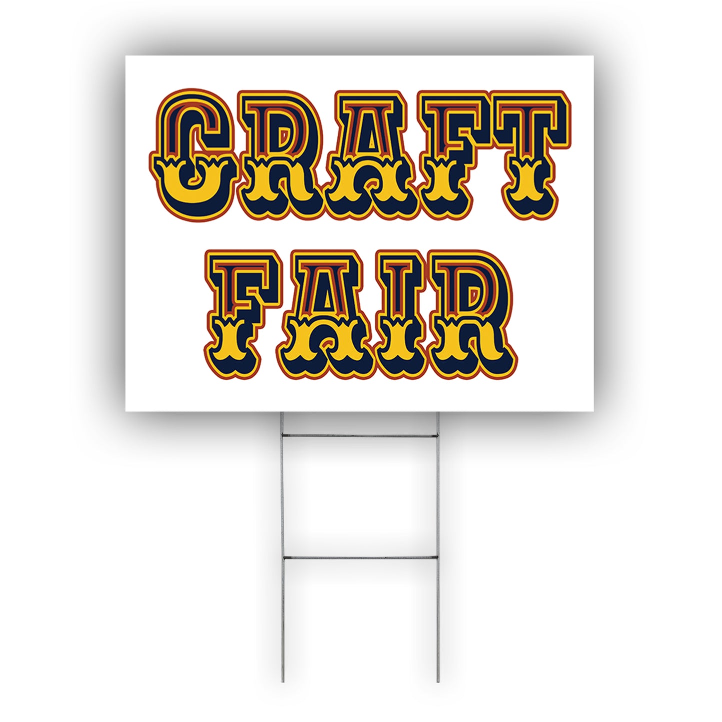 Craft Fair Coroplast Yard Sign