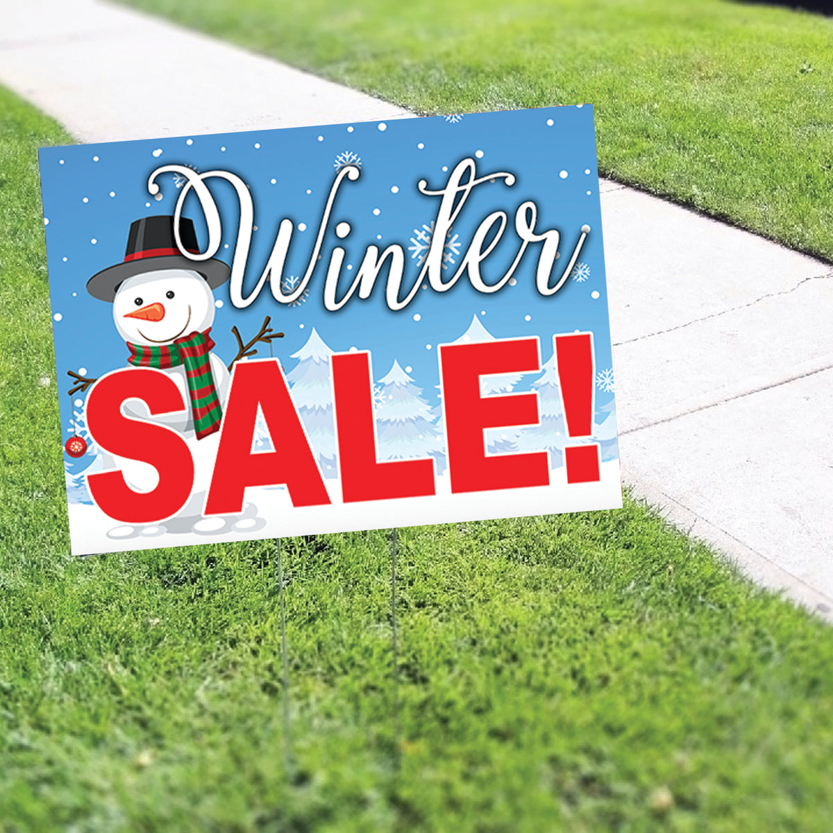 Winter Sale Coroplast Yard Sign – Sign Fever