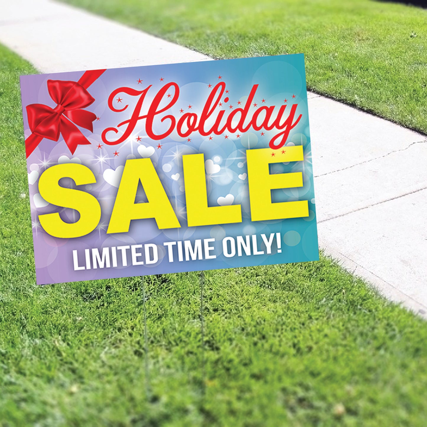 Holiday Sale Limited Time Only Coroplast Yard Sign