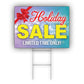 Holiday Sale Limited Time Only Coroplast Yard Sign