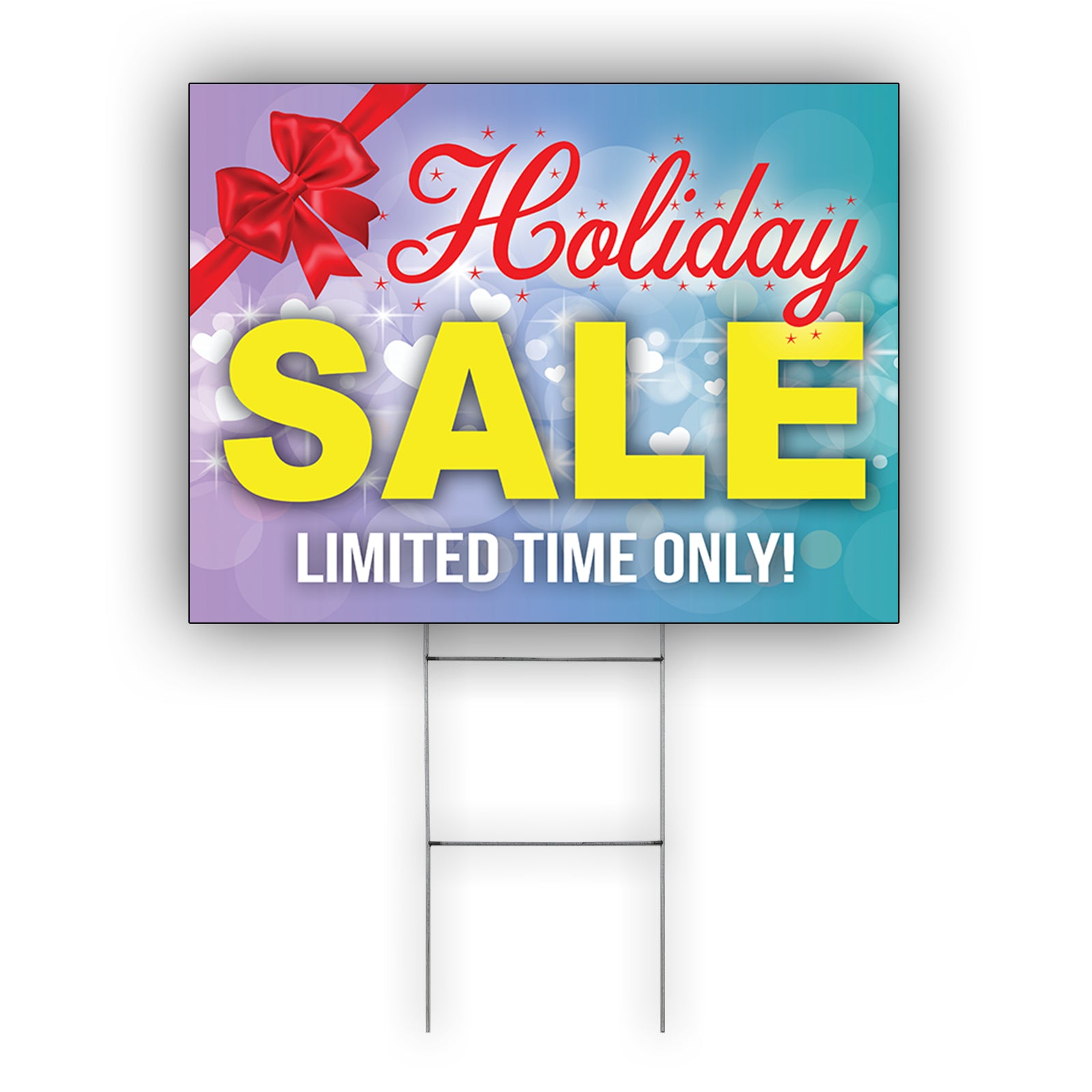 Holiday Sale Limited Time Only Coroplast Yard Sign