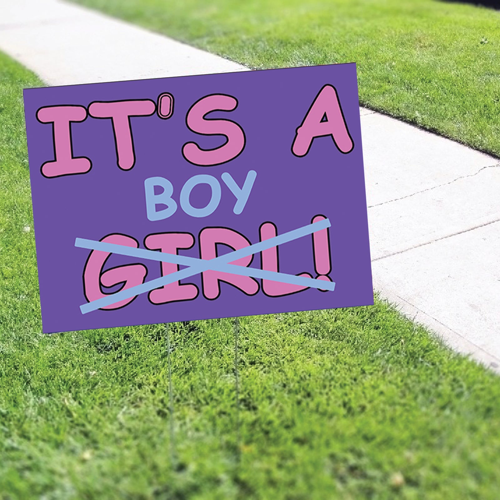 It's A Boy Coroplast Printed Yard Sign – Sign Fever