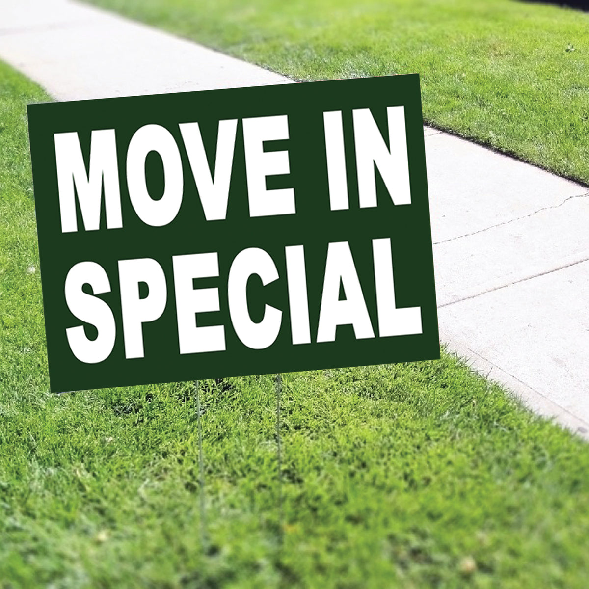 Move In Special Coroplast Printed Yard Sign – Sign Fever