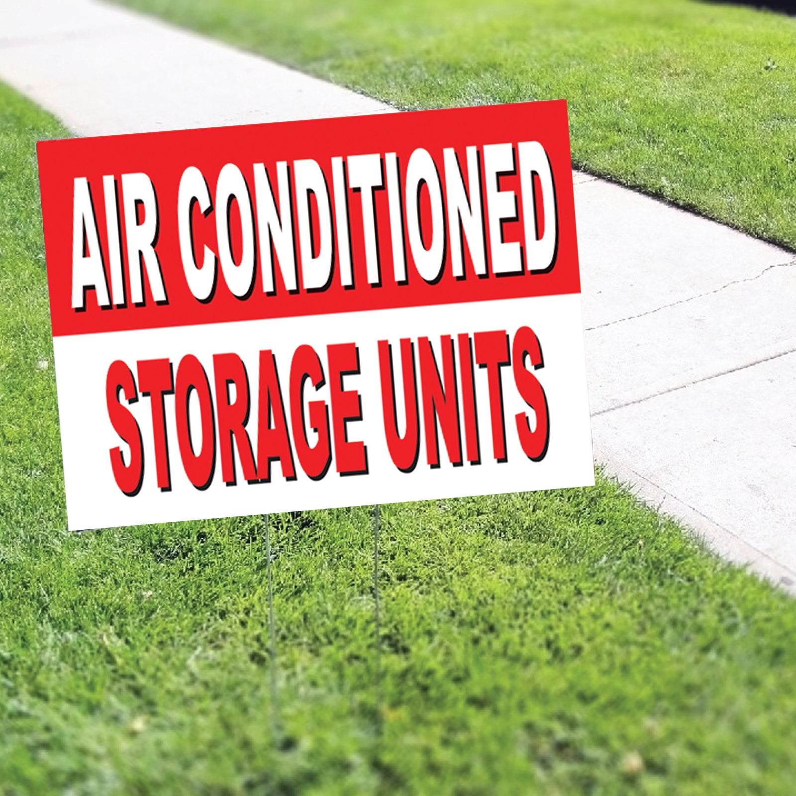 Air Conditioned Storage Units Coroplast Yard Sign