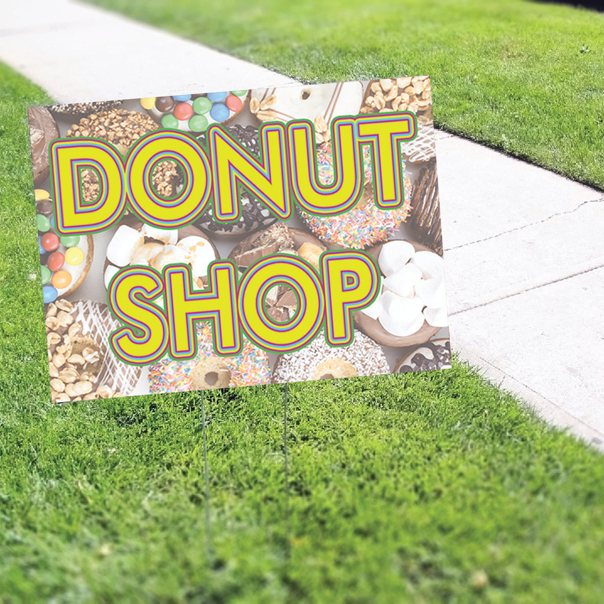 Donut Shop Coroplast Yard Sign – Sign Fever