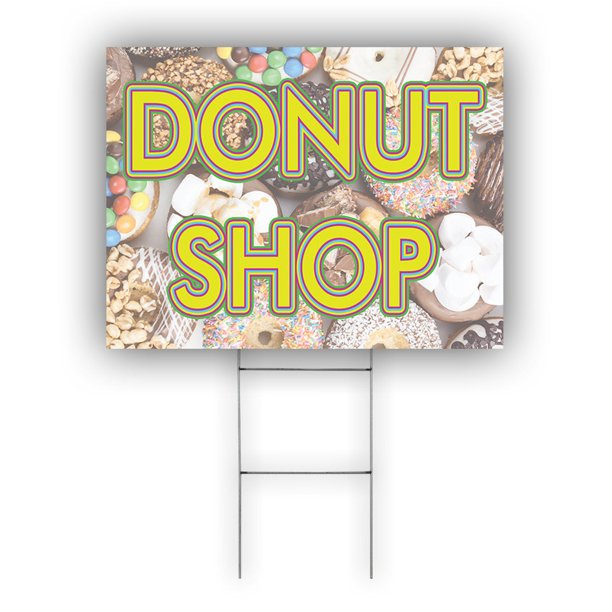 Donut Shop Coroplast Yard Sign – Sign Fever