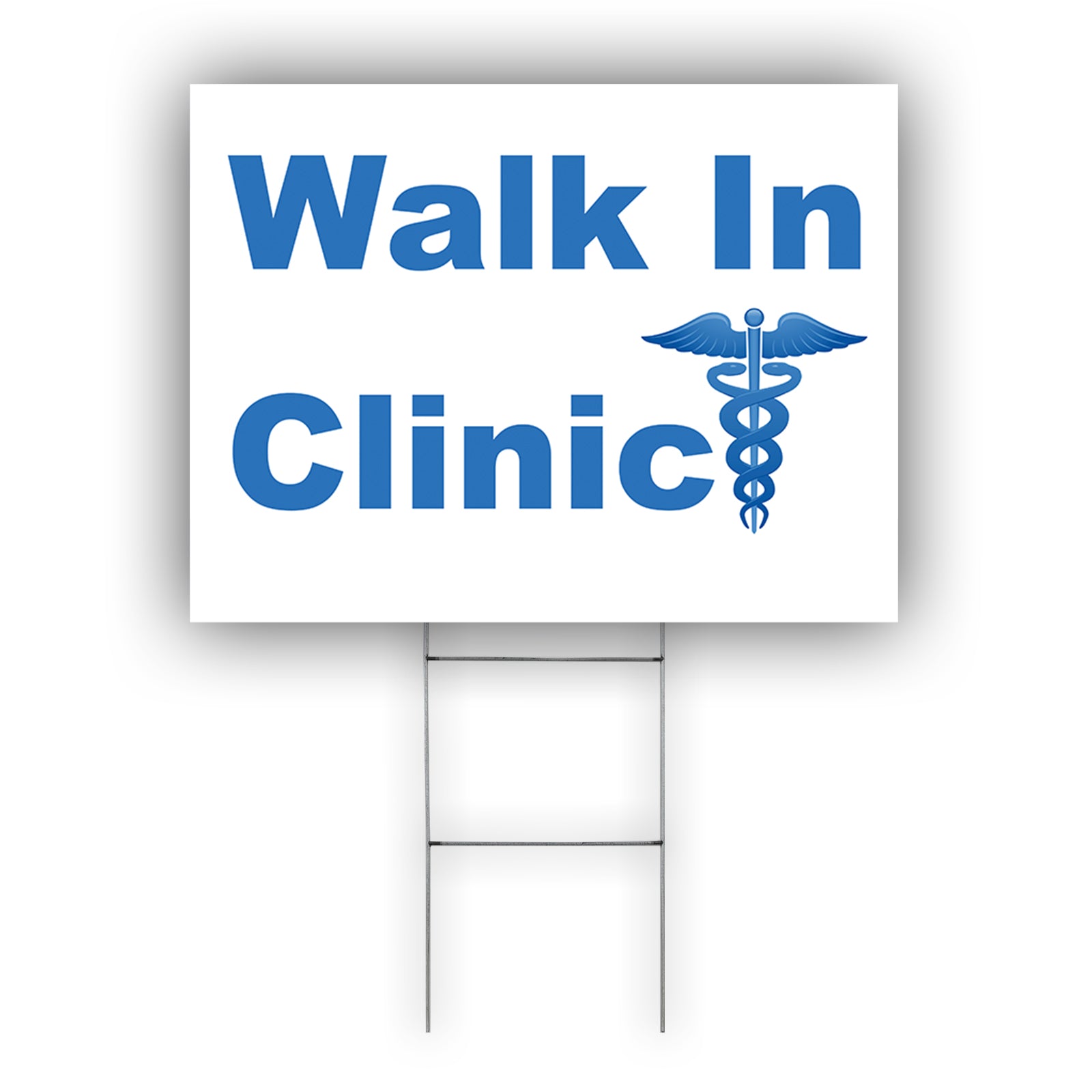 Walk In Clinic Coroplast Yard Sign - Sign Fever