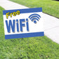 Free WiFi Coroplast Yard Sign
