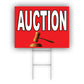 Auction Coroplast Yard Sign