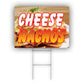 Cheese Nachos Coroplast Yard Sign