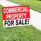 Commercially property For Sale Coroplast Yard Sign