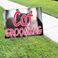 Cat Grooming Coroplast Yard Sign