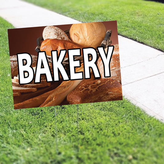 Bakery Coroplast Yard Sign