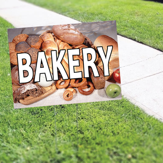 Bakery Coroplast Yard Sign