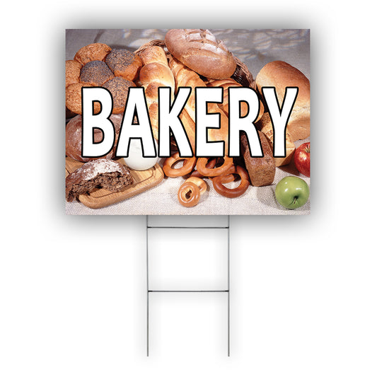 Bakery Coroplast Yard Sign