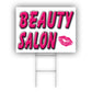Beauty Salon Coroplast Yard Sign