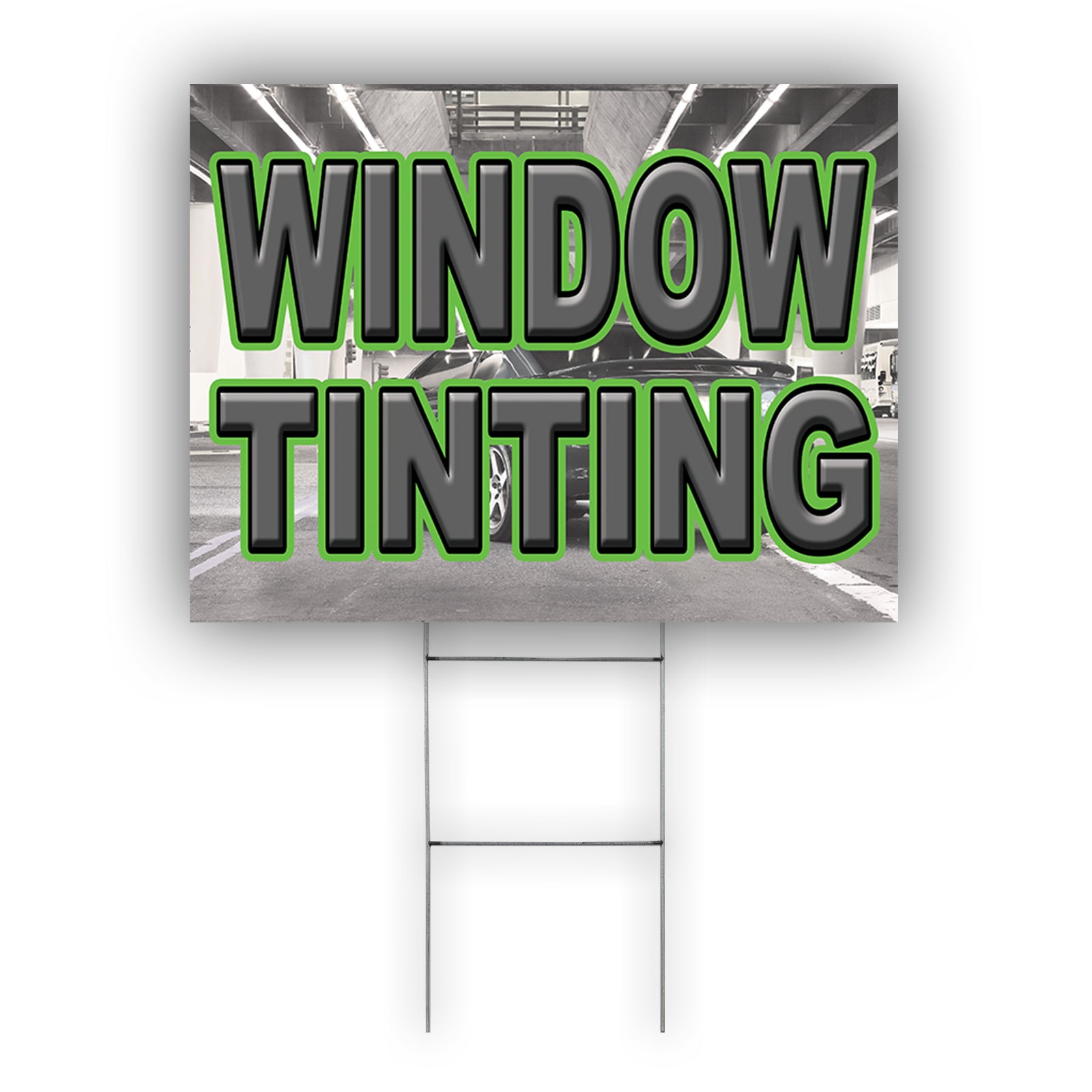 Window Tinting Coroplast Yard Sign – Sign Fever