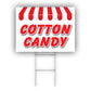 Cotton Candy Coroplast Yard Sign