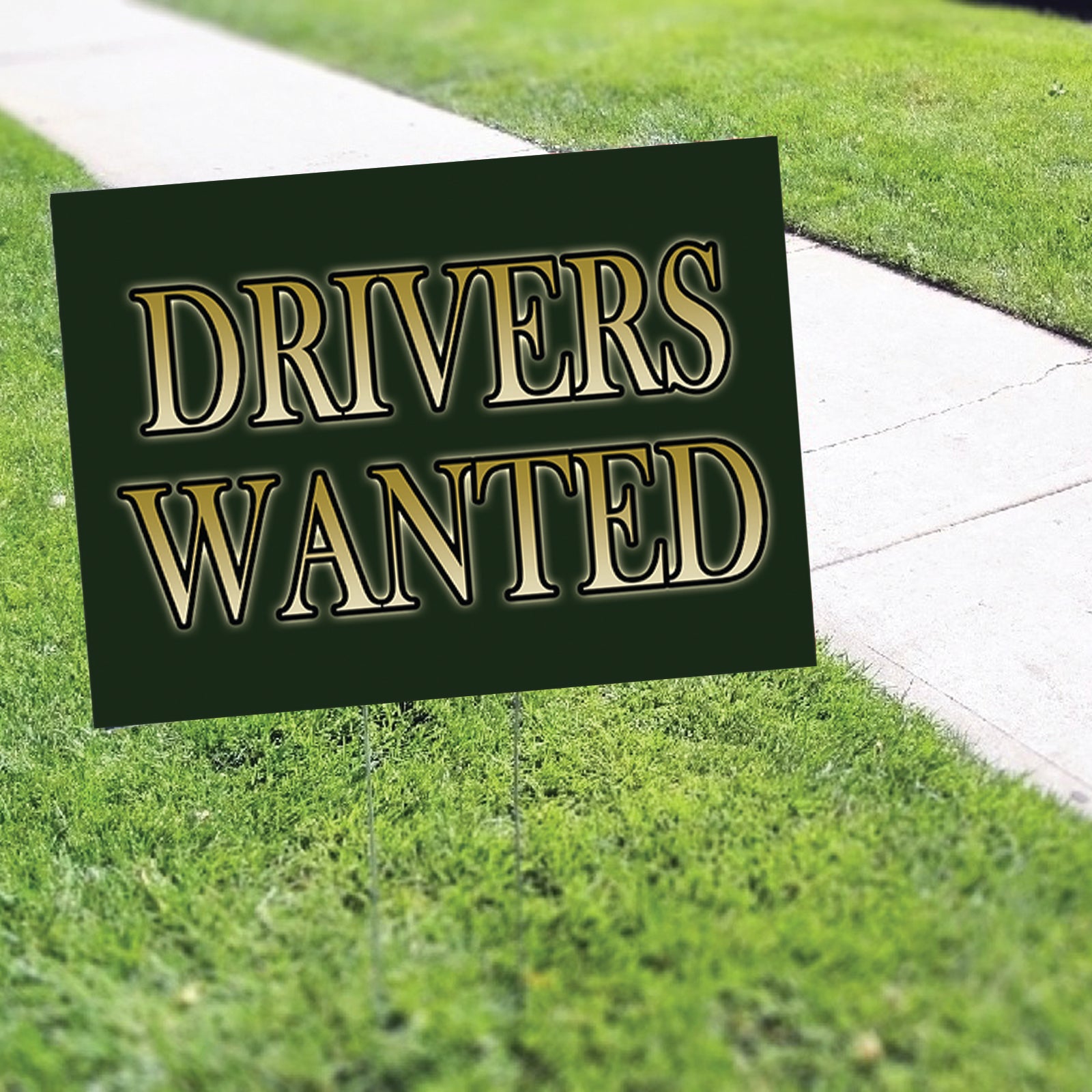 Driver Wanted Coroplast Yard Sign