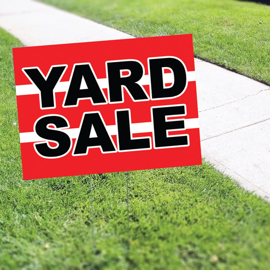 Yard Sale Coroplast Yard Sign