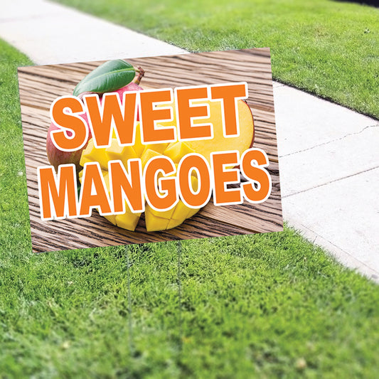 Sweet Mango Coroplast Yard Sign
