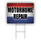 Motor Home Repair Coroplast Yard Sign