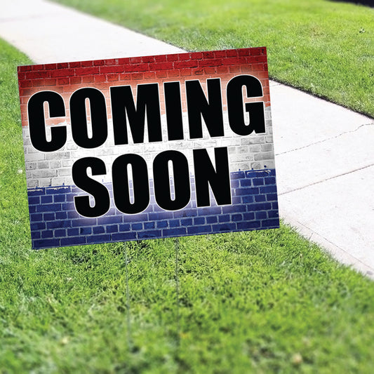 Coming Soon Coroplast Yard Sign
