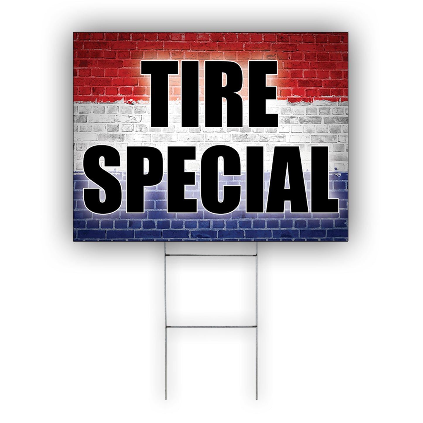 Tire Specialist Coroplast Yard Sign