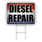 Diesel Repair Coroplast Yard Sign