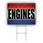Engines Coroplast Yard Sign