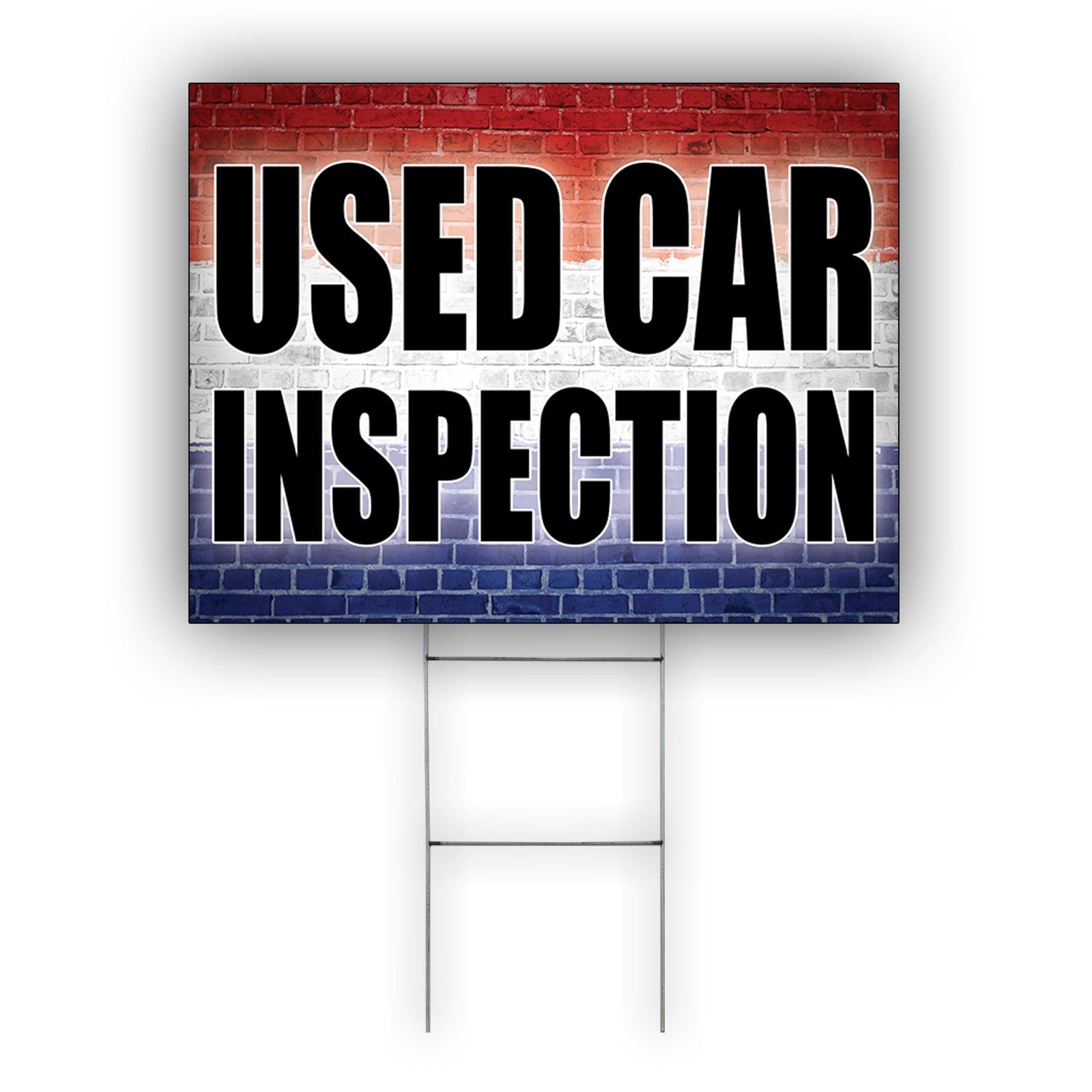 Used Car Inspection Coroplast Yard Sign - Sign Fever