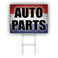 Auto Parts Coroplast Yard Sign