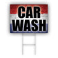Car Wash Coroplast Yard Sign