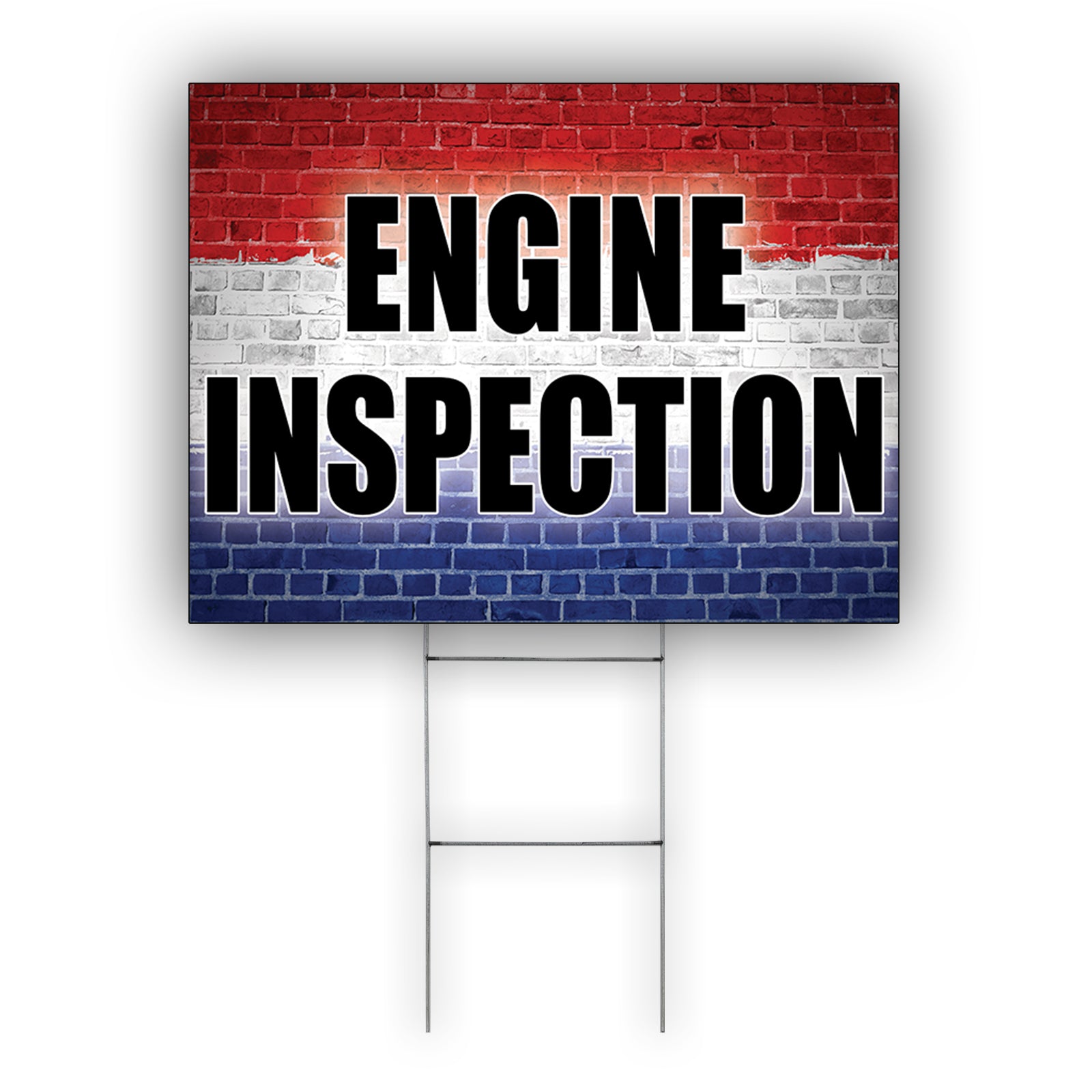 Engine Inspection Coroplast Yard Sign – Sign Fever