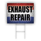 Exhaust Repair Coroplast Yard Sign