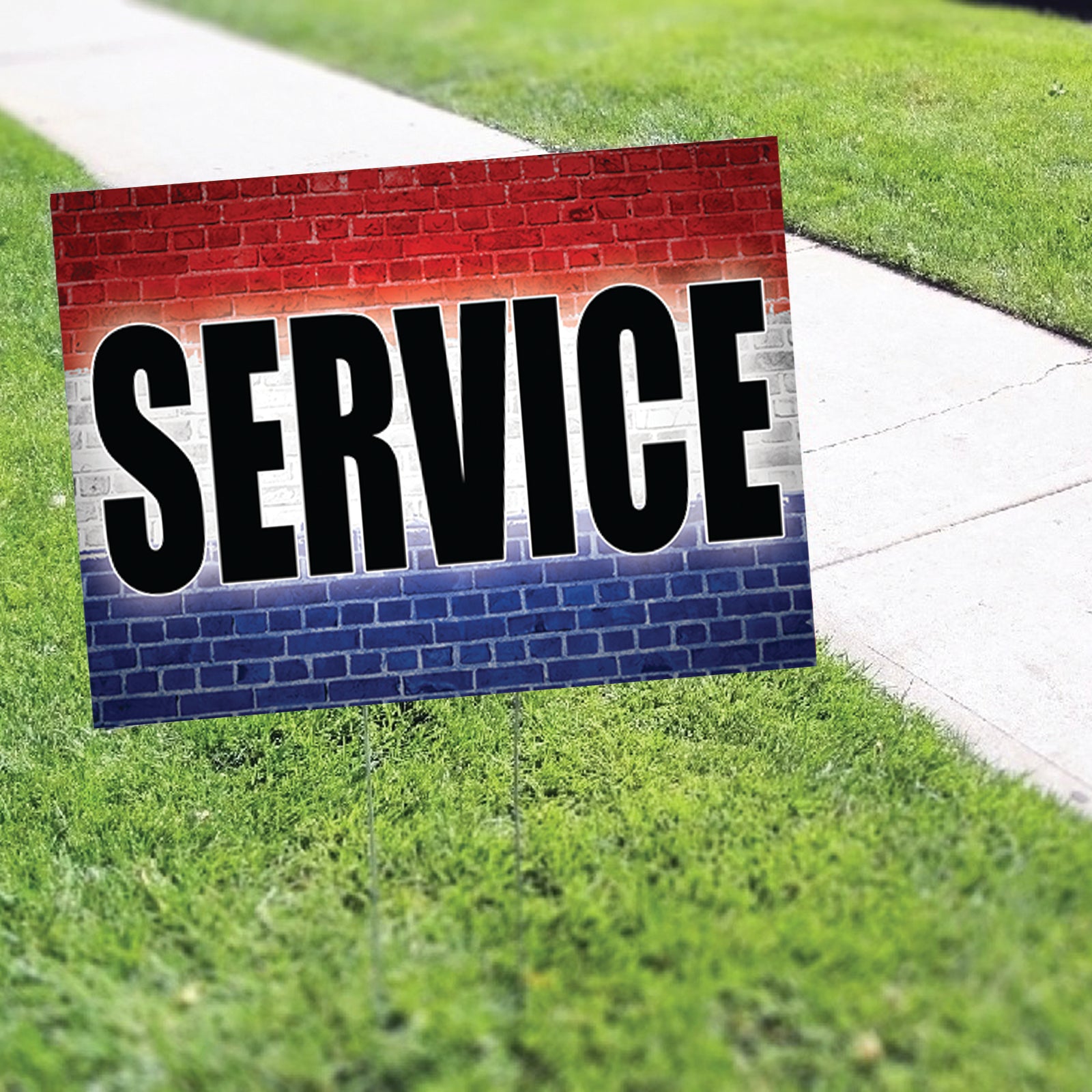 Service Coroplast Yard Sign