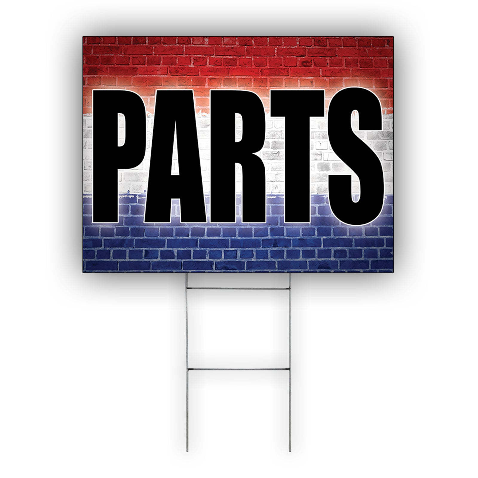 Parts Coroplast Yard Sign