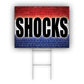 Shocks Coroplast Yard Sign