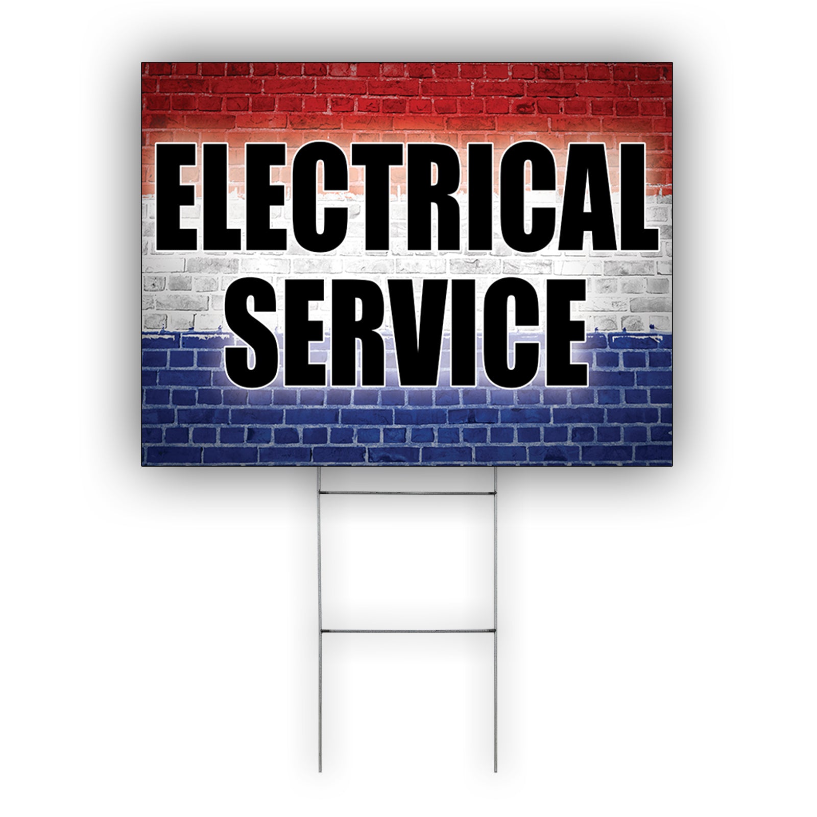 Electrical Service Coroplast Yard Sign – Sign Fever