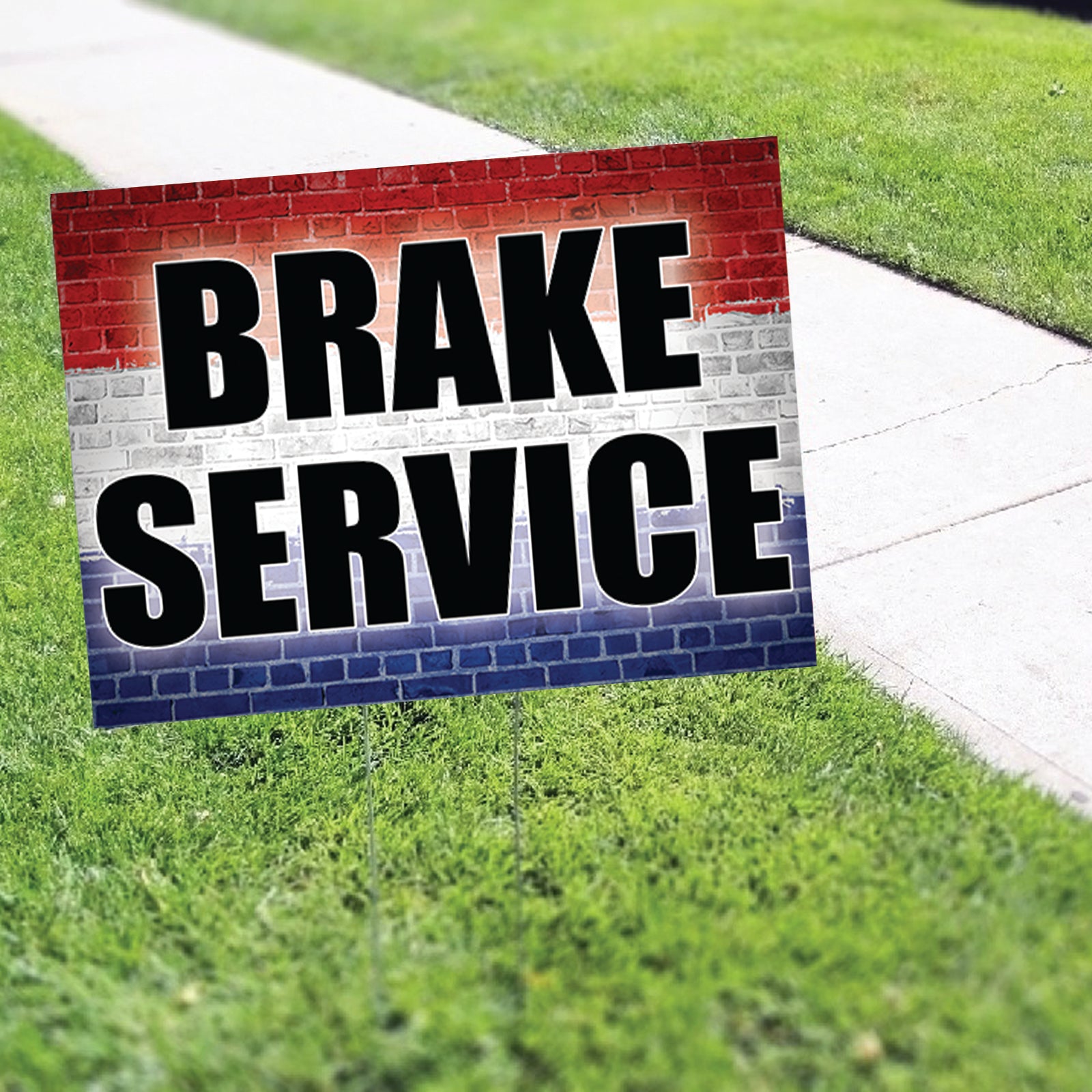 Brake Service Coroplast Yard Sign