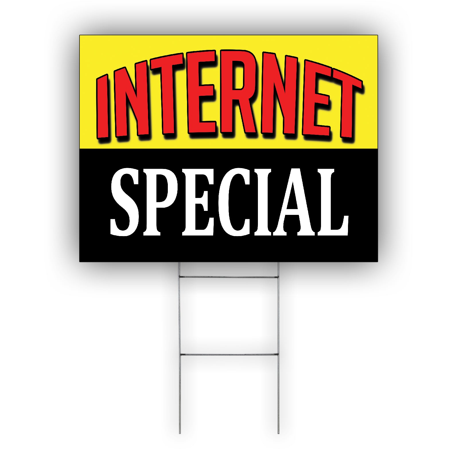 Internet Special Coroplast Yard Sign