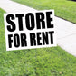 Store For Rent Coroplast Yard Sign