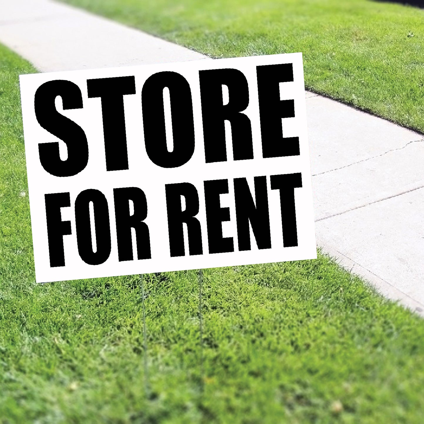 Store For Rent Coroplast Yard Sign