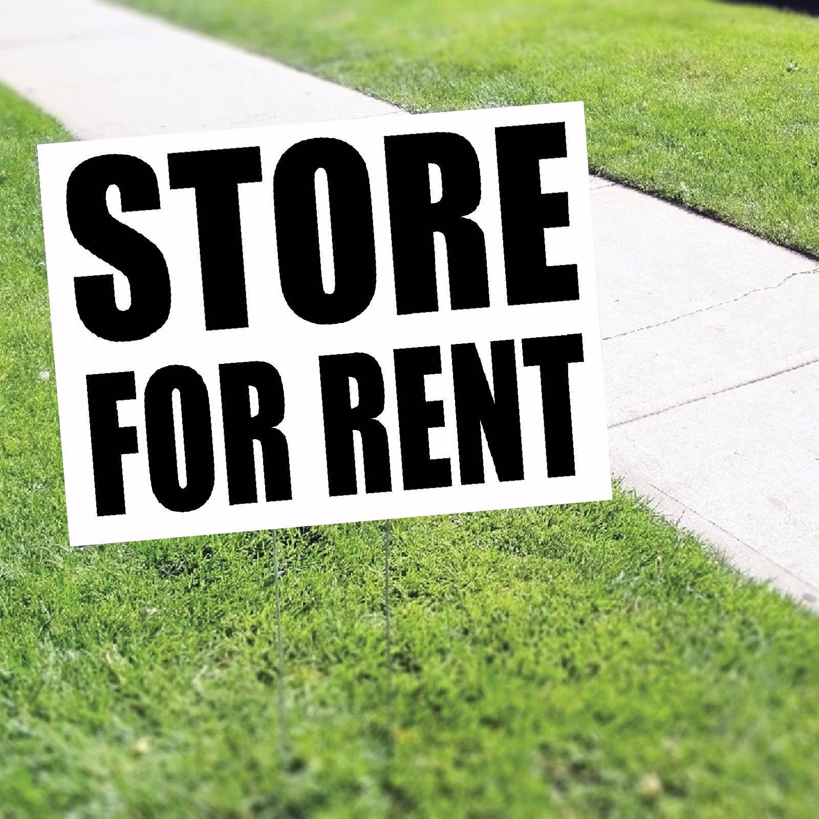 Store For Rent Coroplast Yard Sign