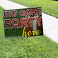 Big Game Party Here Coroplast Yard Sign