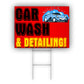 Car Wash And Detailing Coroplast Yard Sign