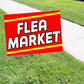 Flea Market Coroplast Yard Sign