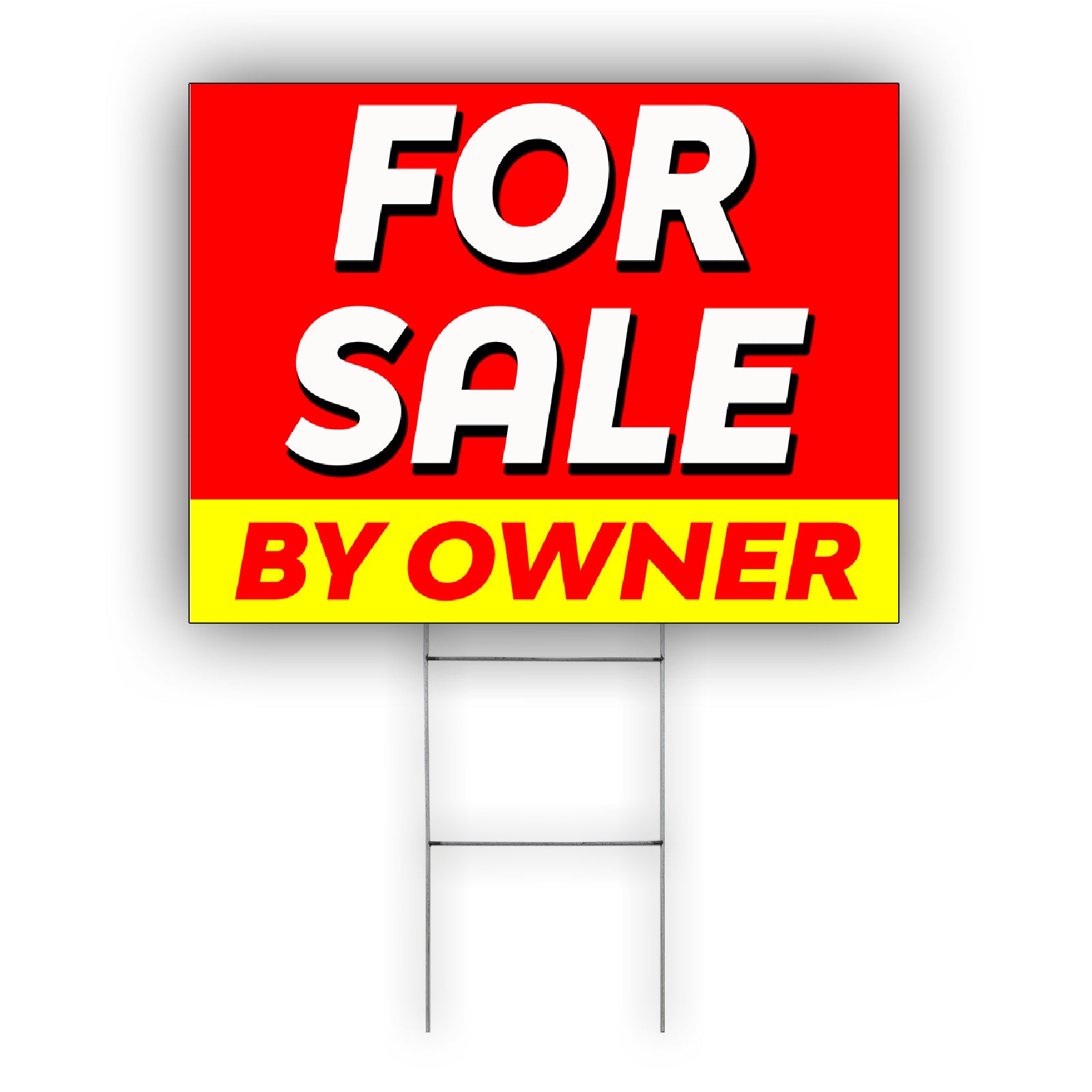 For Sale By Owner Coroplast Yard Sign