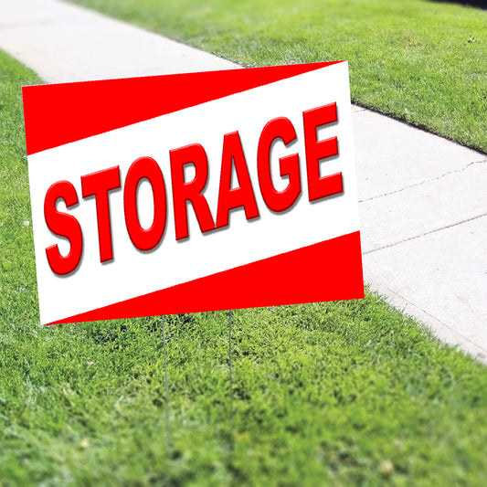 Storage Coroplast Yard Sign